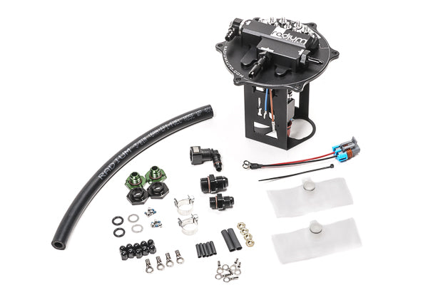Radium Engineering EVO 7/8/9 Fuel Pump Hanger For Walbro F90000267/274/285 - Pumps Not Included - 20-1342