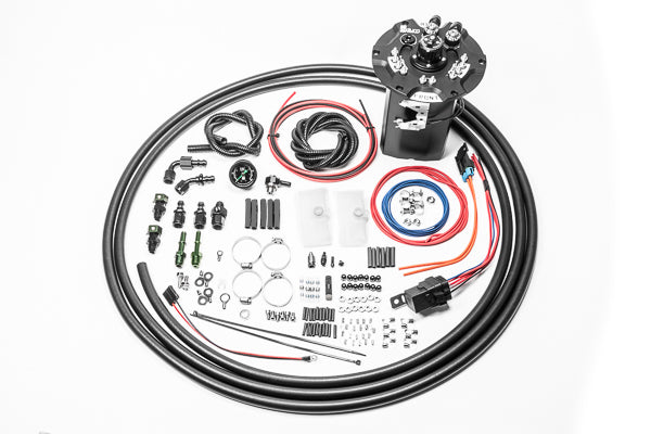 Radium Nissan 350Z/G35/G37/Q50 Fuel Hanger Surge Tank (Pumps Not Included) Walbro GSS342/AEM 50-1200 - 20-1830
