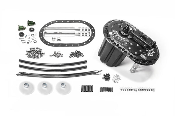 Radium Engineering FCST-X Brushless Ti Automotive E5LM Fuel Cell Surge Tank (Pumps NOT Included) - 20-1993-00