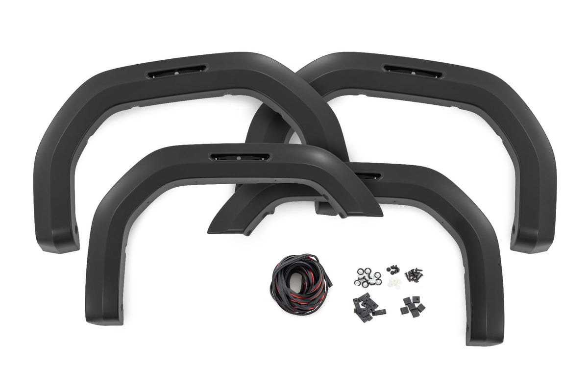 Rough Country - Sport Fender Flares - G42 Coastal Dune - GMC Sierra 2500 HD/Sierra 3500 HD (20-26) - S-G11912-G42