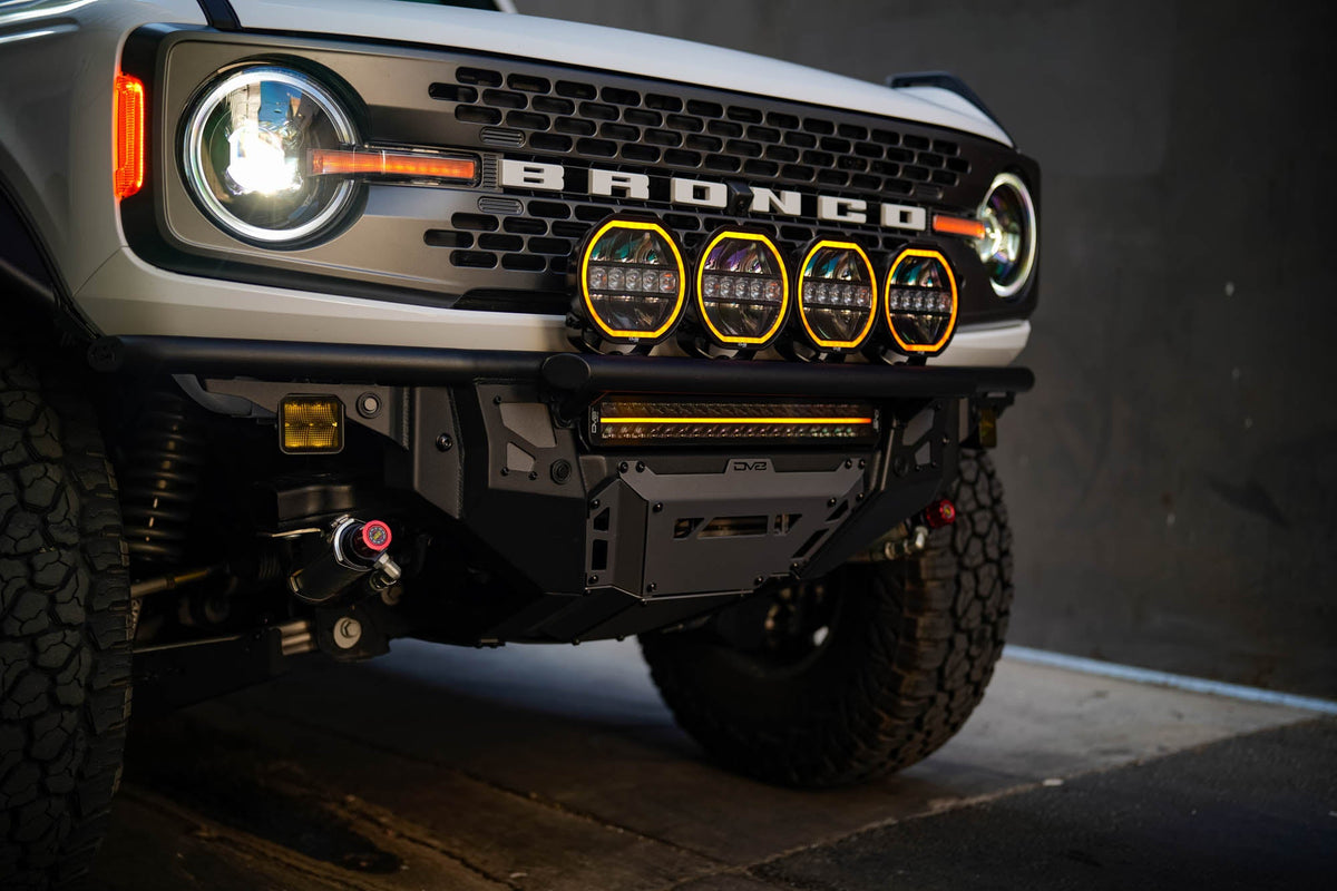 DV8 Offroad - 20-Inch Halo Elite Dual Row Light Bar w/ Accent Light - BE20EW200W-H