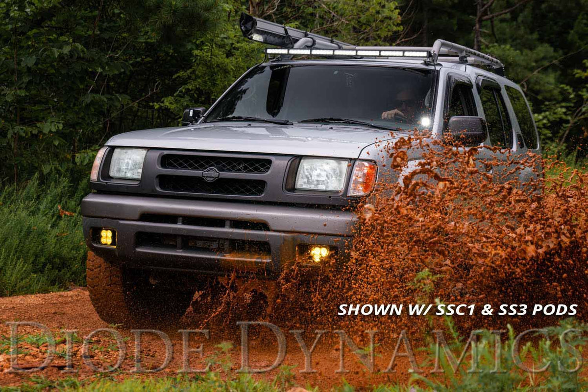 Diode Dynamics 42 In LED Light Bar Single Row Straight Clear Combo Each Stage Series - DD5034