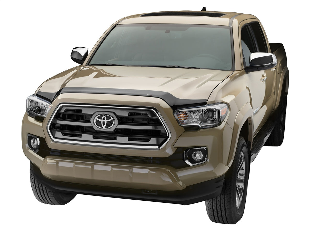 Weathertech - Low Profile Aerodynamic Hood Protector - Dark Smoke 16-23 Toyota Tacoma - 55100