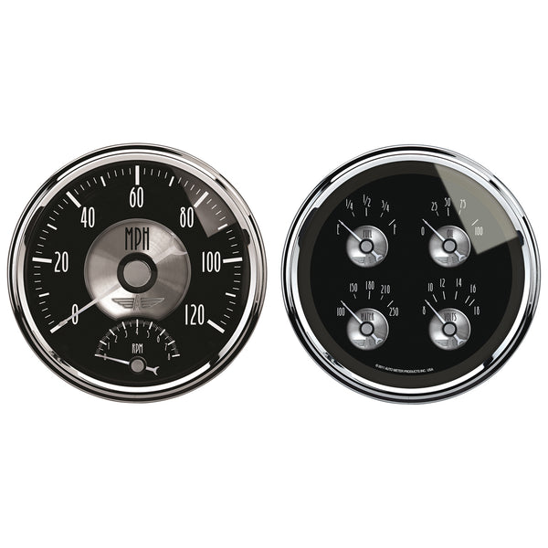 Autometer Prestige Series Black Diamond 5in Gauge Box Kit-Tachometer/Speedometer Combo / Oil Pressu - 2005