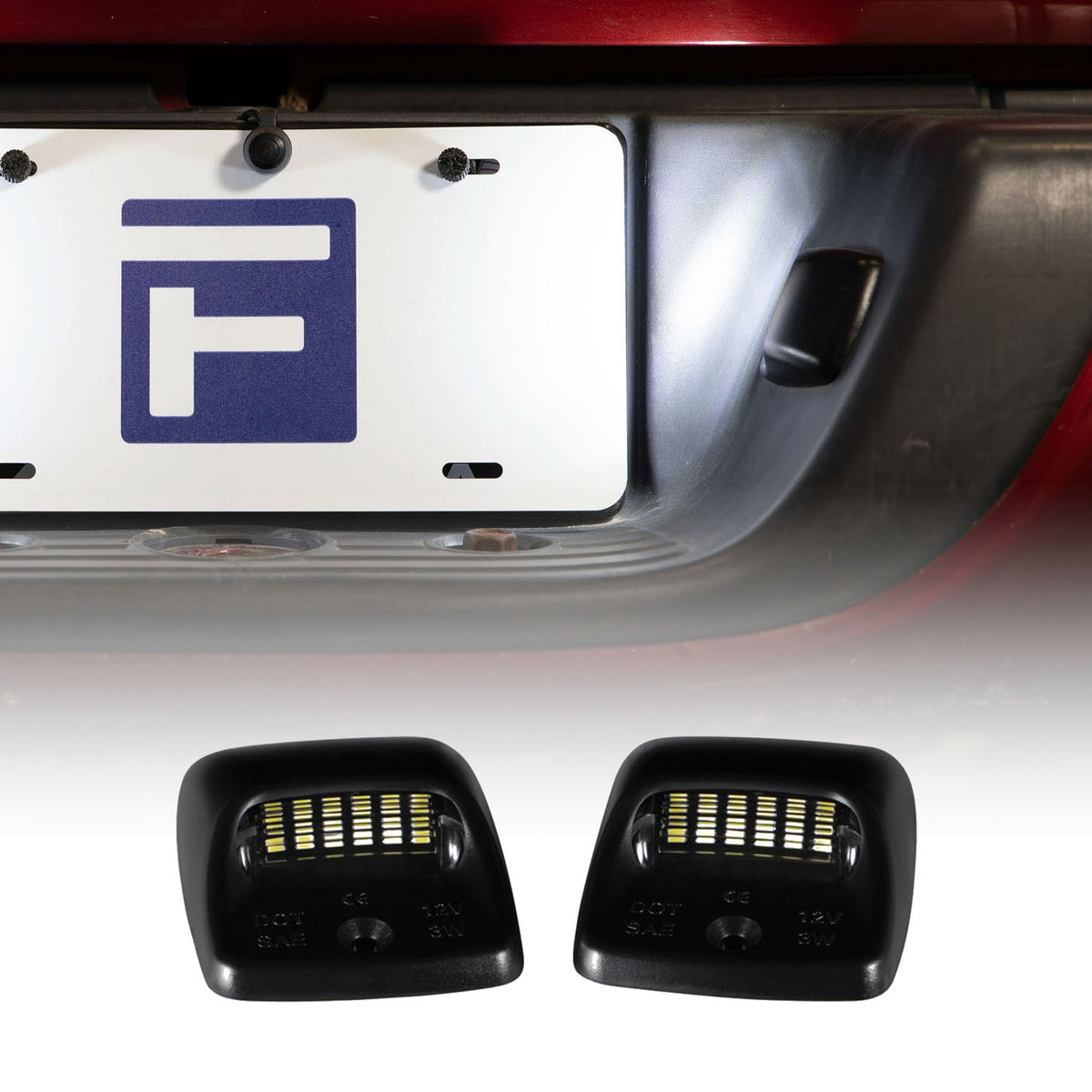 Form Lighting 2005 Tacoma/Tundra LED License Plate Lights (Pair) - FL0058
