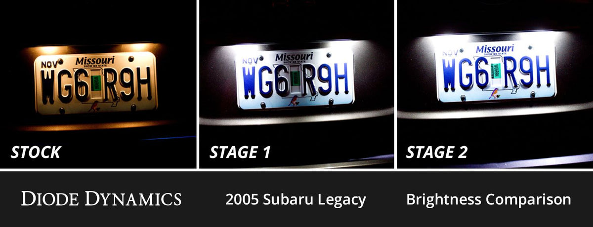 Diode Dynamics 05-09 Subaru Legacy Interior LED Kit Cool White Stage 2 - DD0538 by Diode Dynamics - detail view