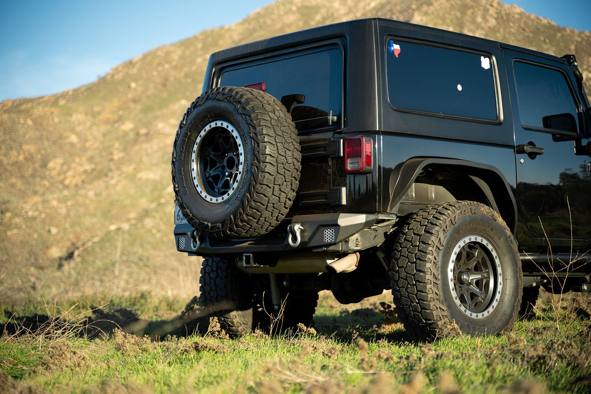 DV8 Offroad - 2007-2018 Jeep Wrangler JK | FS-7 Series Rear Bumper - RBJK-12