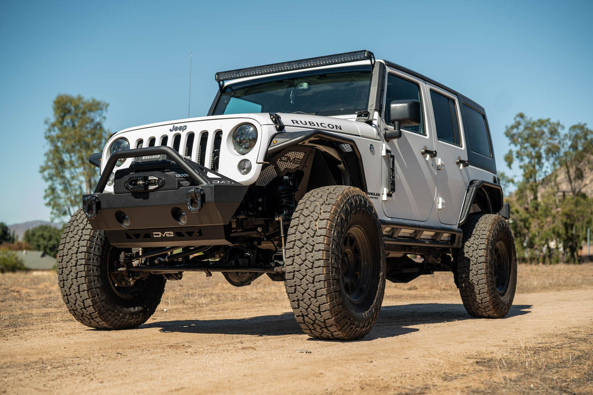 DV8 Offroad - 2007-2018 Jeep Wrangler JK Front Skid Plate - SPJK-01