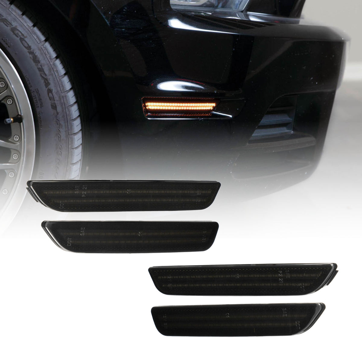 Form Lighting 2010-2014 Mustang LED Sidemarkers (set) - FL0041