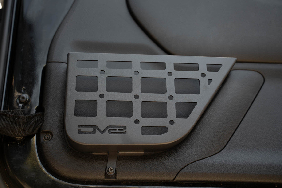 DV8 Offroad - 2011-2018 Jeep Wrangler JK | Slim Front Door Molle Pockets - MPJK-07
