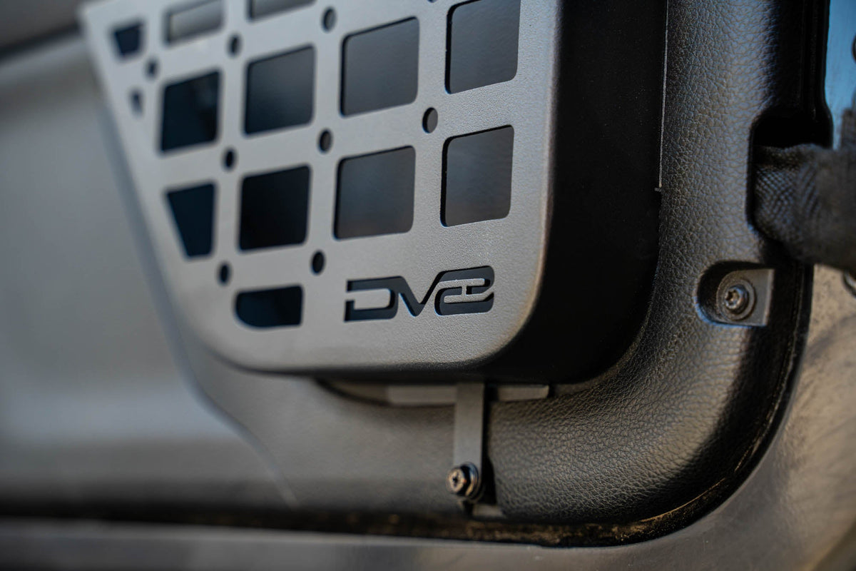 DV8 Offroad - 2011-2018 Jeep Wrangler JK | Slim Front Door Molle Pockets - MPJK-07