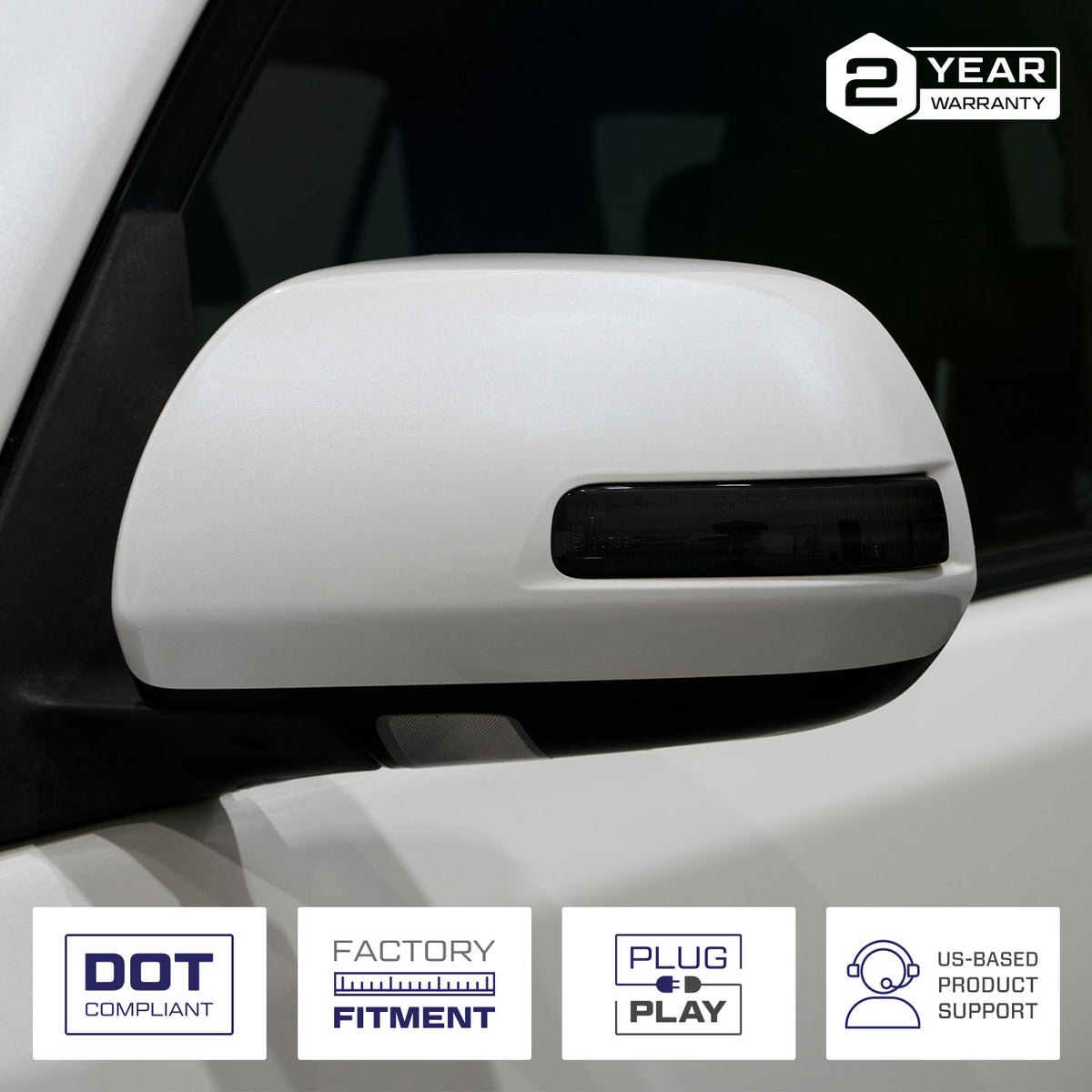 Form Lighting 2012 Toyota Tacoma LED Mirror Lights (Pair) - FL0028