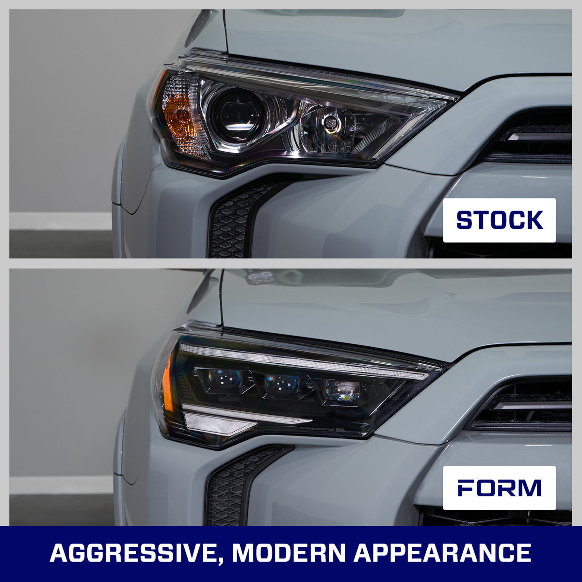 Form Lighting 2014-2024 Toyota 4Runner Sequential LED Projector Headlights (Pair) - FL0017