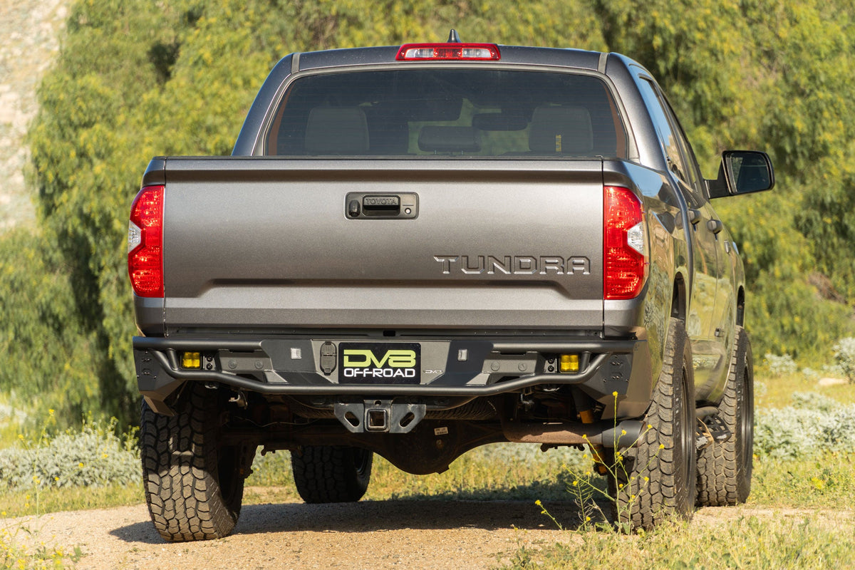 DV8 Offroad - 2014-2021 Toyota Tundra Tube Rear Bumper - RBTT2-07