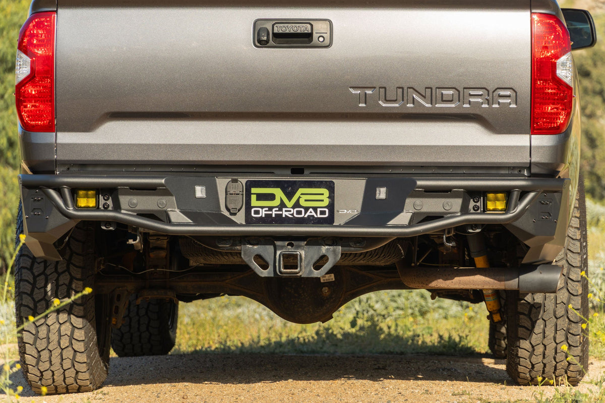 DV8 Offroad - 2014-2021 Toyota Tundra Tube Rear Bumper - RBTT2-07