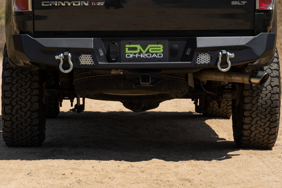DV8 Offroad - 2014-2022 Chevy Colorado & 2015-2022 GMC Canyon | MTO Rear Bumper - RBCS3-01
