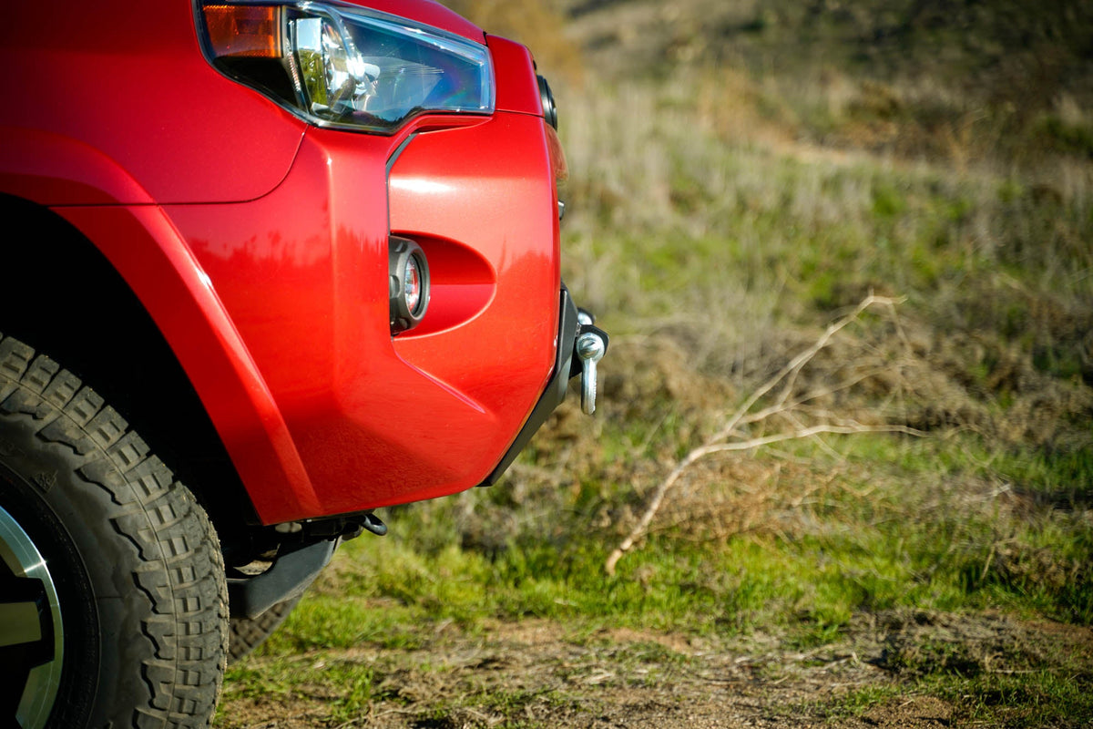 DV8 Offroad - 2014-2024 Toyota 4Runner | Centric Series Winch Front Bumper - FBTF3-02