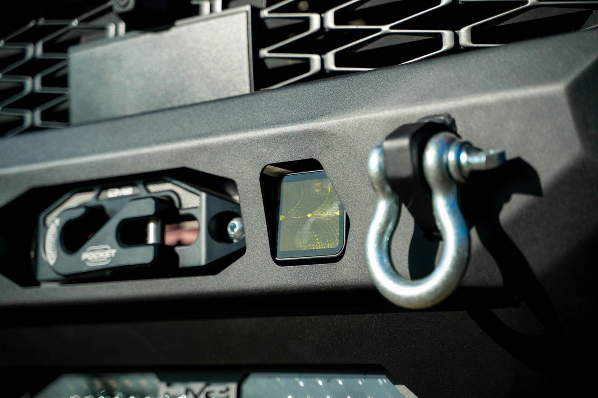 DV8 Offroad - 2014-2024 Toyota 4Runner | Centric Series Winch Front Bumper - FBTF3-02