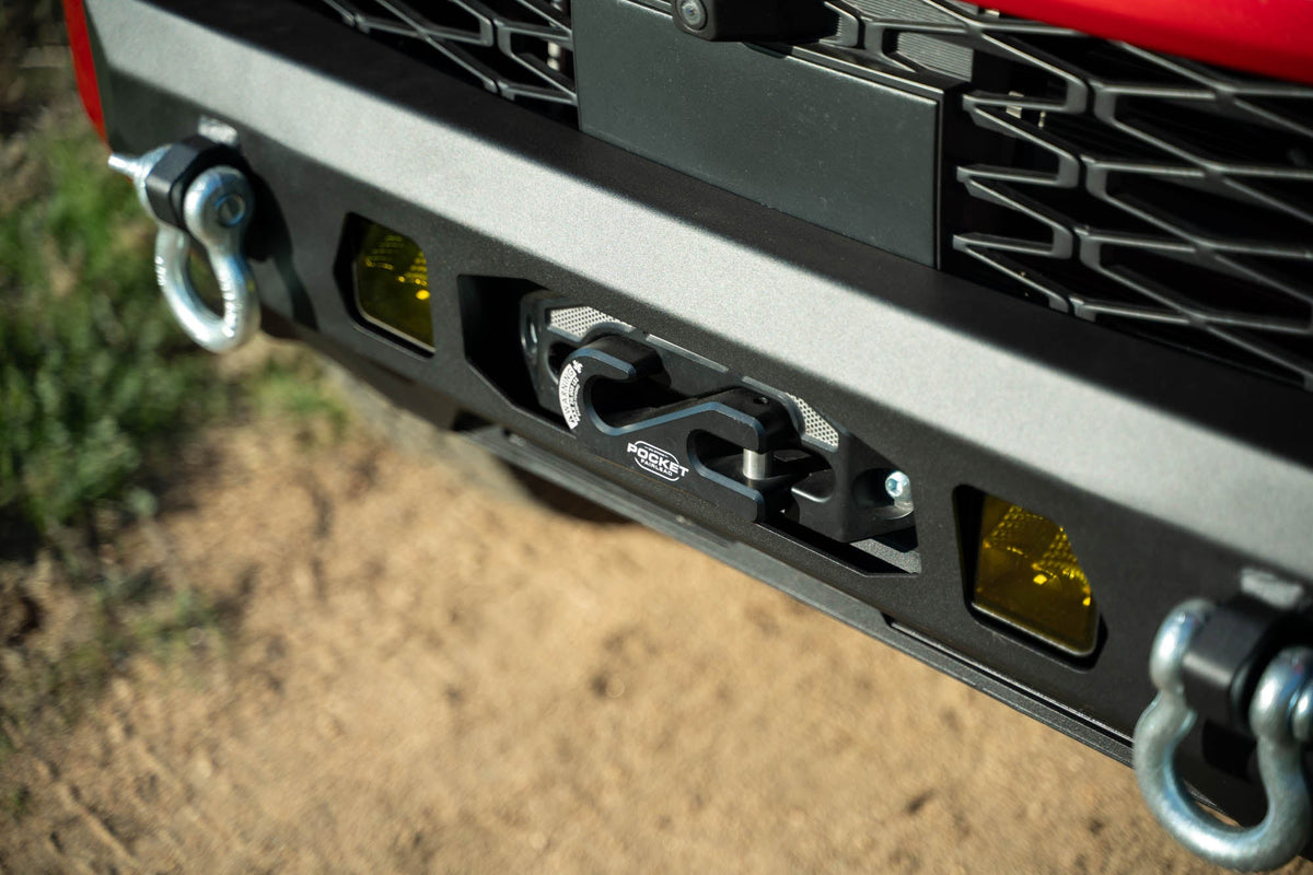 DV8 Offroad - 2014-2024 Toyota 4Runner | Centric Series Winch Front Bumper - FBTF3-02