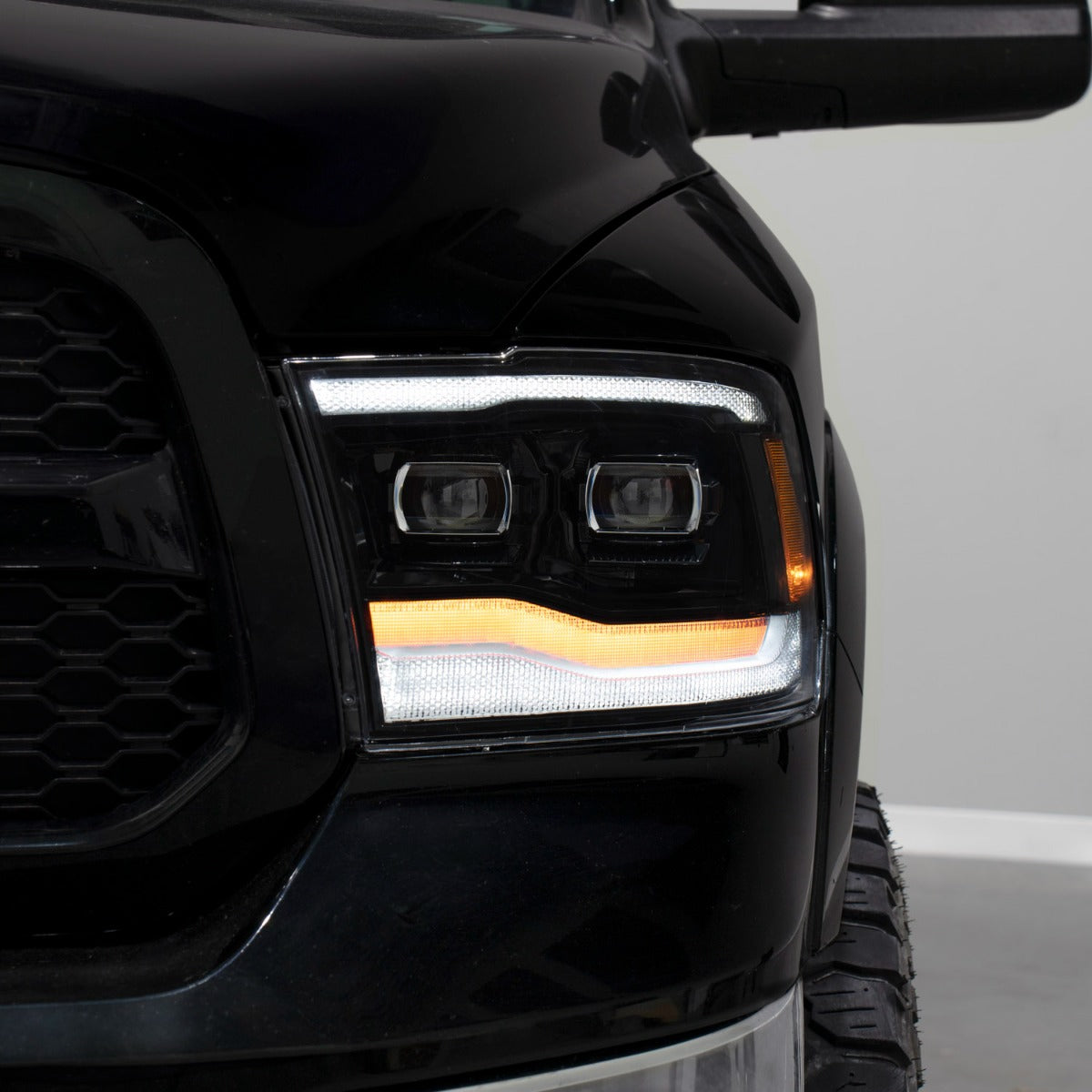 Form Lighting 2009-2018 Ram 1500/2500/3500 Sequential LED Projector Headlights (Pair) - FL0016