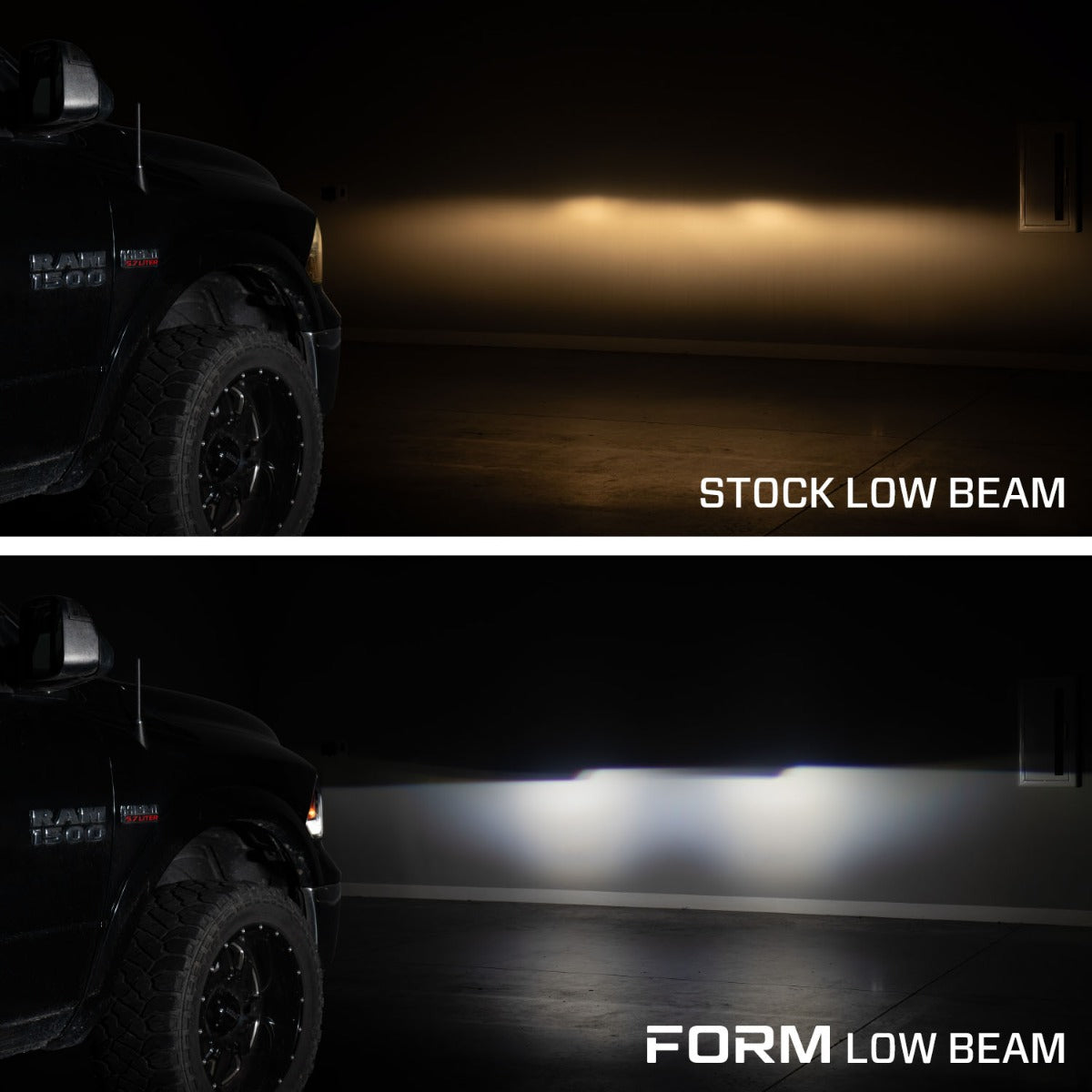 Form Lighting 2009-2018 Ram 1500/2500/3500 Sequential LED Projector Headlights (Pair) - FL0016