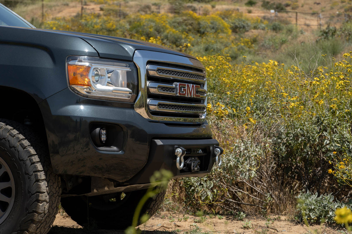 DV8 Offroad - 2015-2020 GMC Canyon | Centric Winch Front Bumper - FBGC1-01