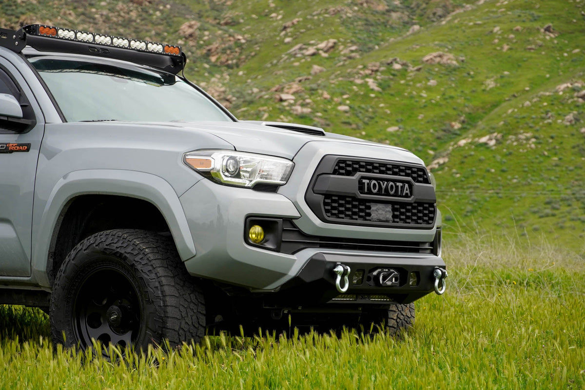DV8 Offroad - 2016-2023 Toyota Tacoma | Centric Winch Front Bumper - FBTT1-06