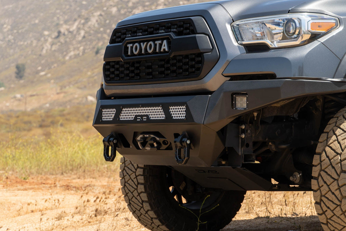 DV8 Offroad - 2016-2023 Toyota Tacoma | MTO Series Winch Front Bumper - FBTT1-07