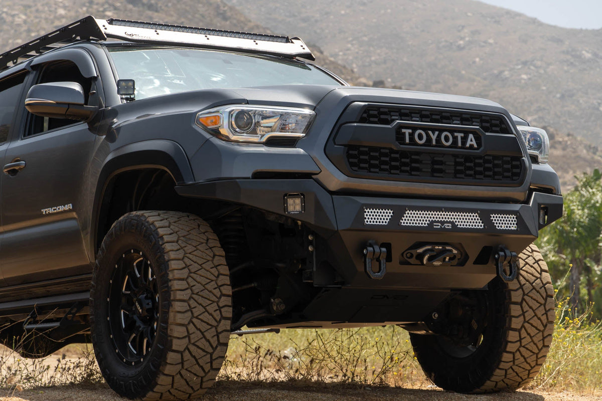 DV8 Offroad - 2016-2023 Toyota Tacoma | MTO Series Winch Front Bumper - FBTT1-07