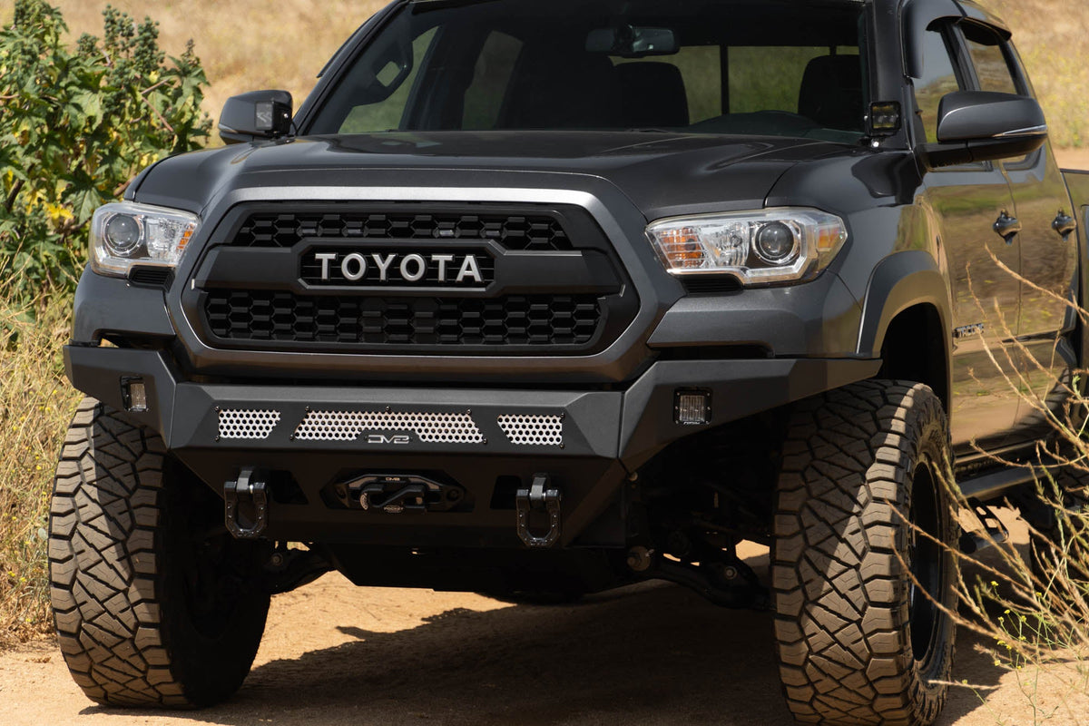 DV8 Offroad - 2016-2023 Toyota Tacoma | MTO Series Winch Front Bumper - FBTT1-07