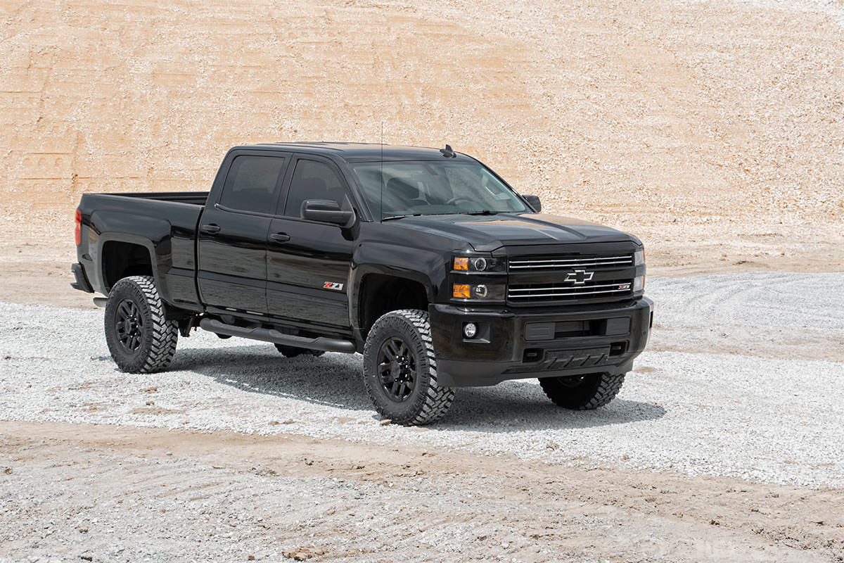Rough Country - 3.5 Inch Lift Kit - Vertex - w/ Overloads - Chevy/GMC 2500HD/3500HD (11-19) - 97550RED by Rough Country - det
