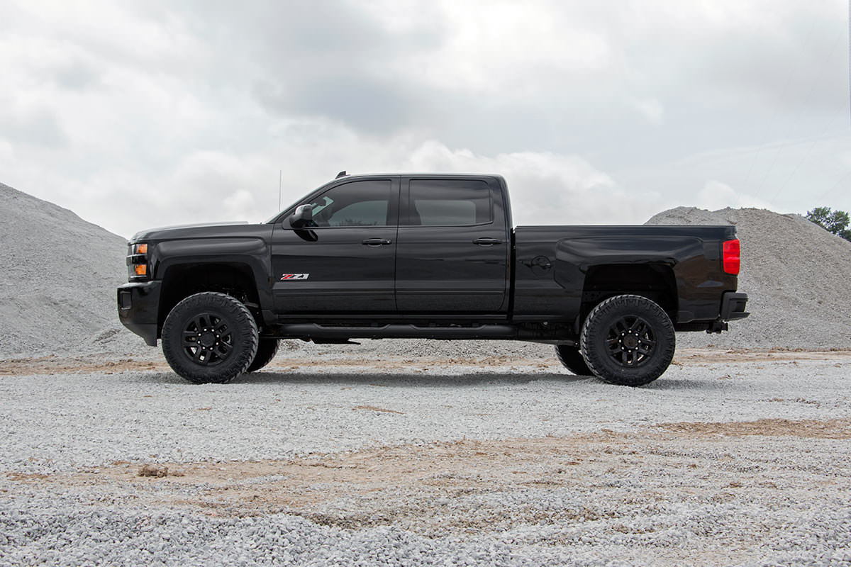 Rough Country - 3.5 Inch Lift Kit - Vertex - w/ Overloads - Chevy/GMC 2500HD/3500HD (11-19) - 97550RED by Rough Country - clo