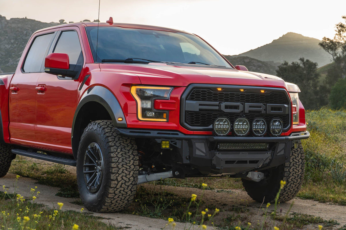 DV8 Offroad - 2017-2020 Ford F-150 Raptor Tube Front Bumper - FBFR1-01