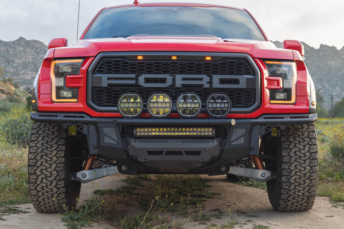 DV8 Offroad - 2017-2020 Ford F-150 Raptor Tube Front Bumper - FBFR1-01