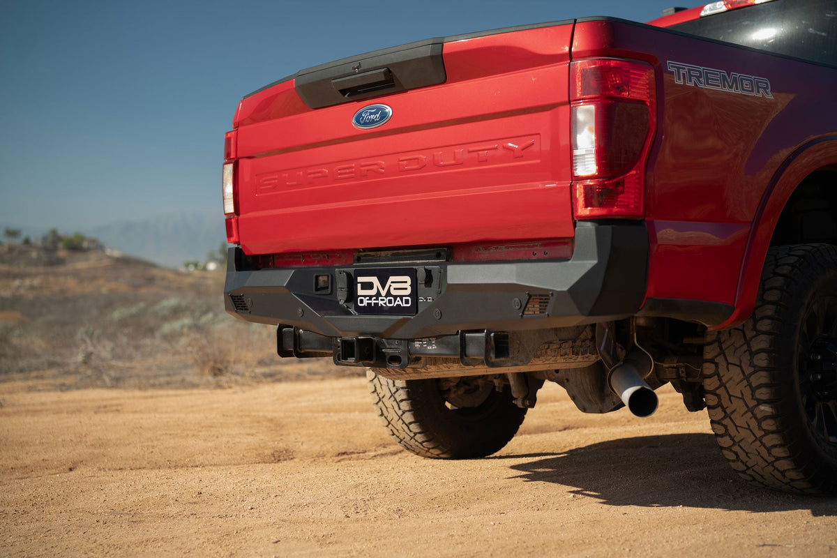 DV8 Offroad - 2017-2026 Ford Super Duty Spec Series Rear Bumper - RBFF2-03