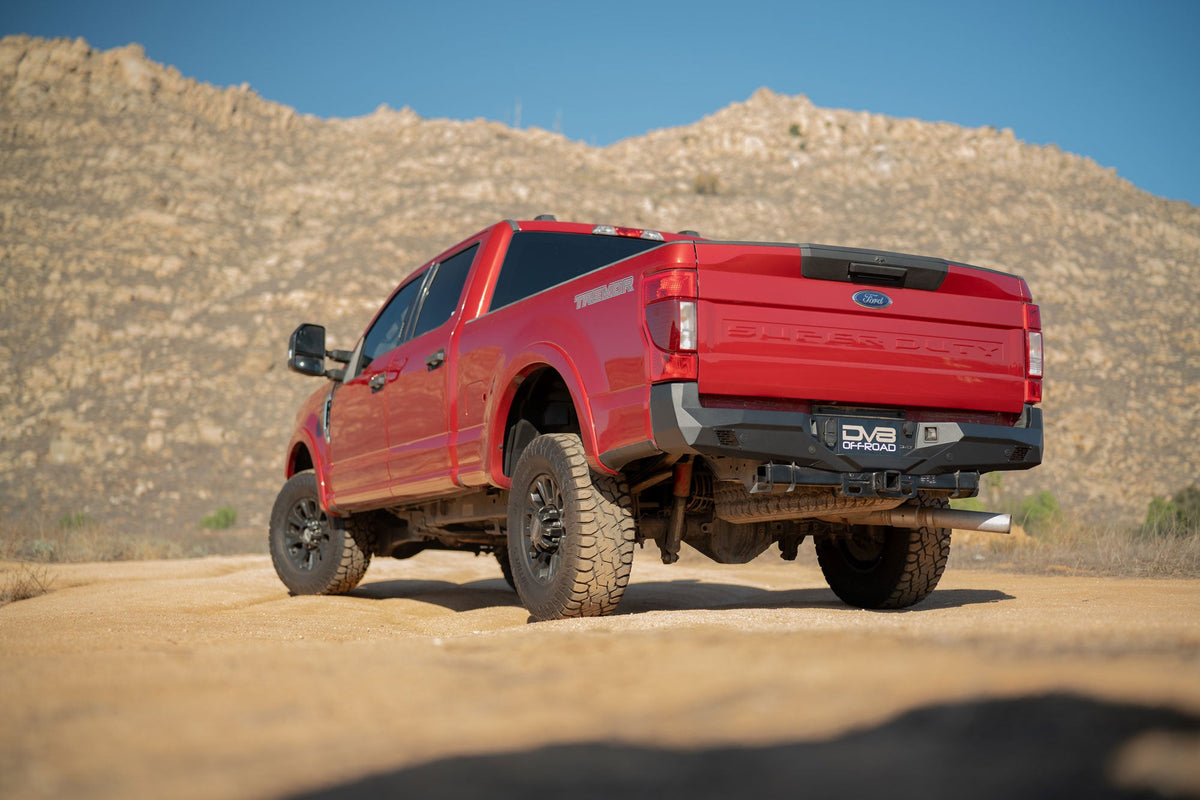 DV8 Offroad - 2017-2026 Ford Super Duty Spec Series Rear Bumper - RBFF2-03