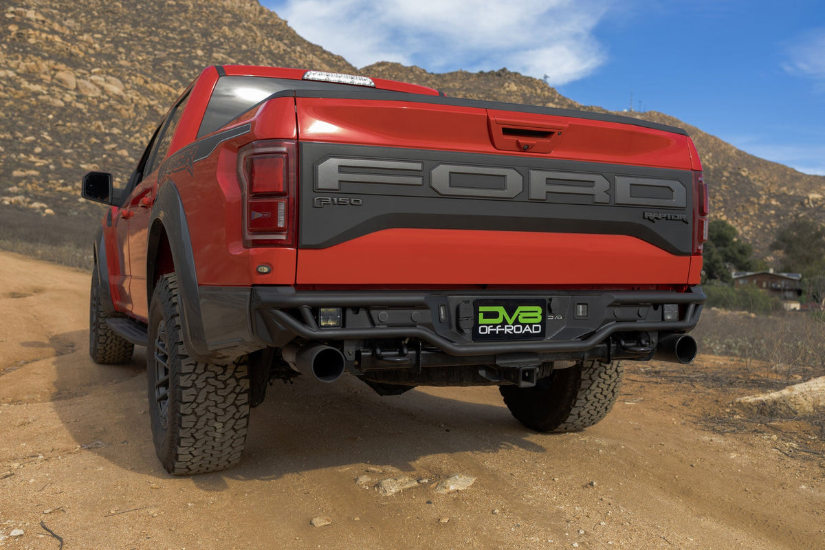 DV8 Offroad - 2017-2020 Ford F-150 Raptor Tube Rear Bumper - RBFR1-01