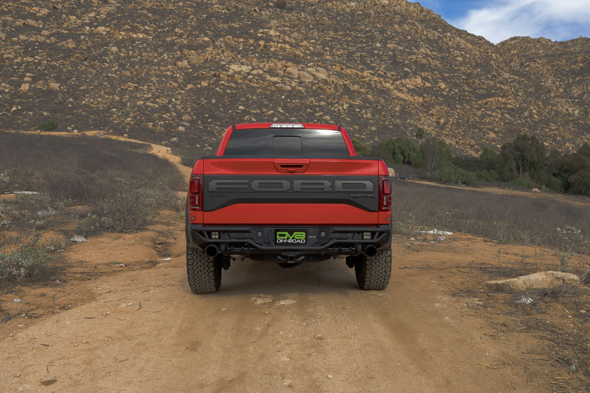 DV8 Offroad - 2017-2020 Ford F-150 Raptor Tube Rear Bumper - RBFR1-01