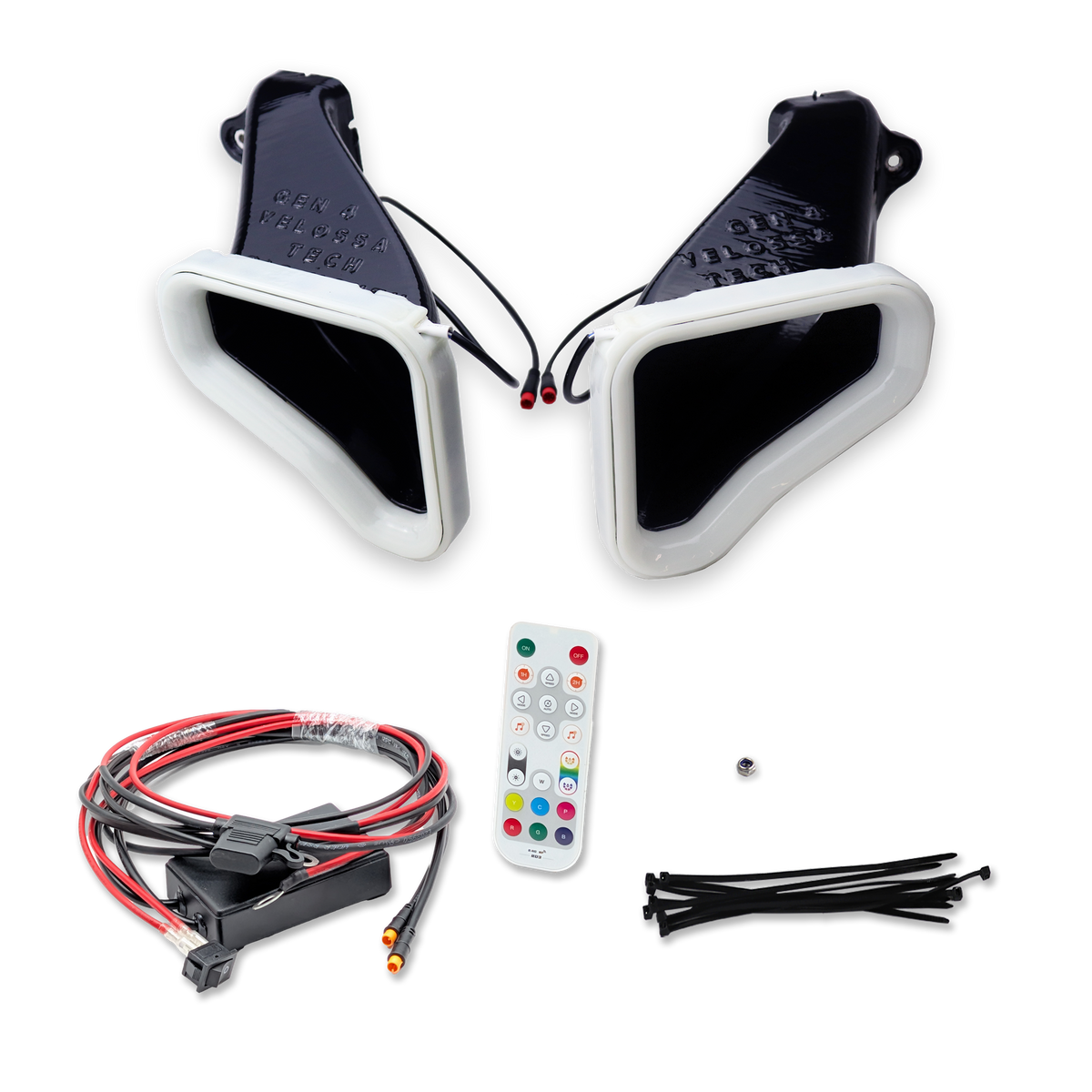 2017-2021 Genesis G70 3.3T Dual BIG MOUTH LIT KIT Ram Air Intake Snorkels
