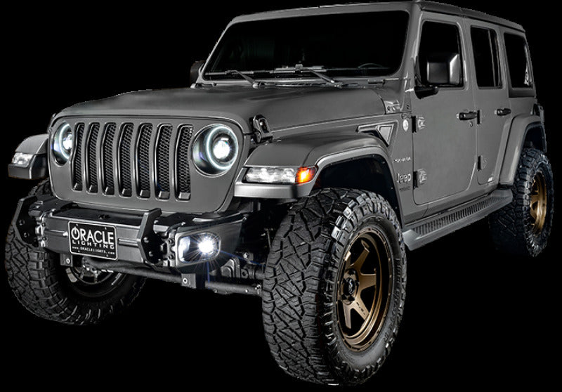 Oracle Jeep Wrangler JK/JL/JT High Performance W LED Fog Lights - White SEE WARRANTY - 5846-001