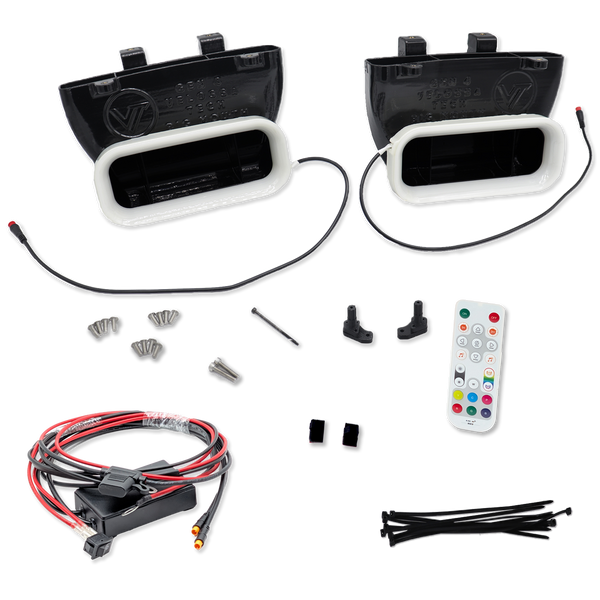 2015-2017 Ford F-150 and 2017-2020 Ford F-150 Raptor Dual BIG MOUTH LIT KIT Ram Air Intake Snorkels