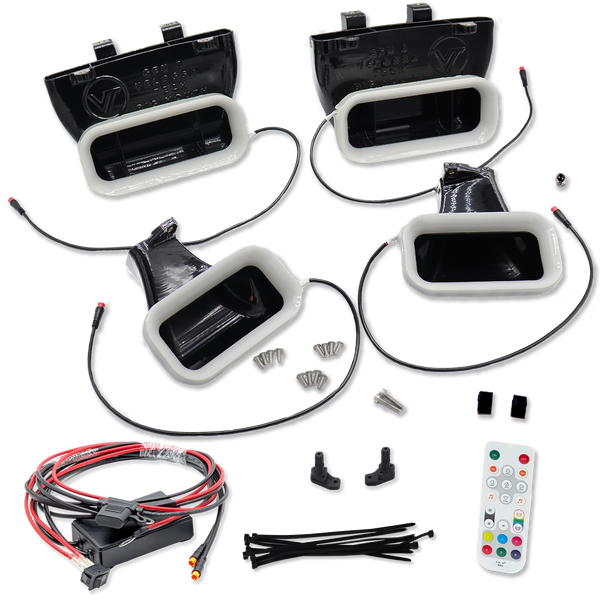 2015-2017 Ford F-150 and 2017-2020 Ford F-150 Raptor Quad BIG MOUTH LIT KIT Ram Air Intake Snorkels