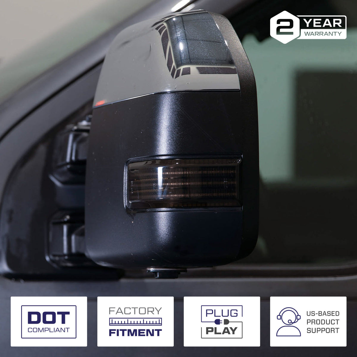 Form Lighting 2017 F-250 LED Mirror Lights (Pair) - FL0036