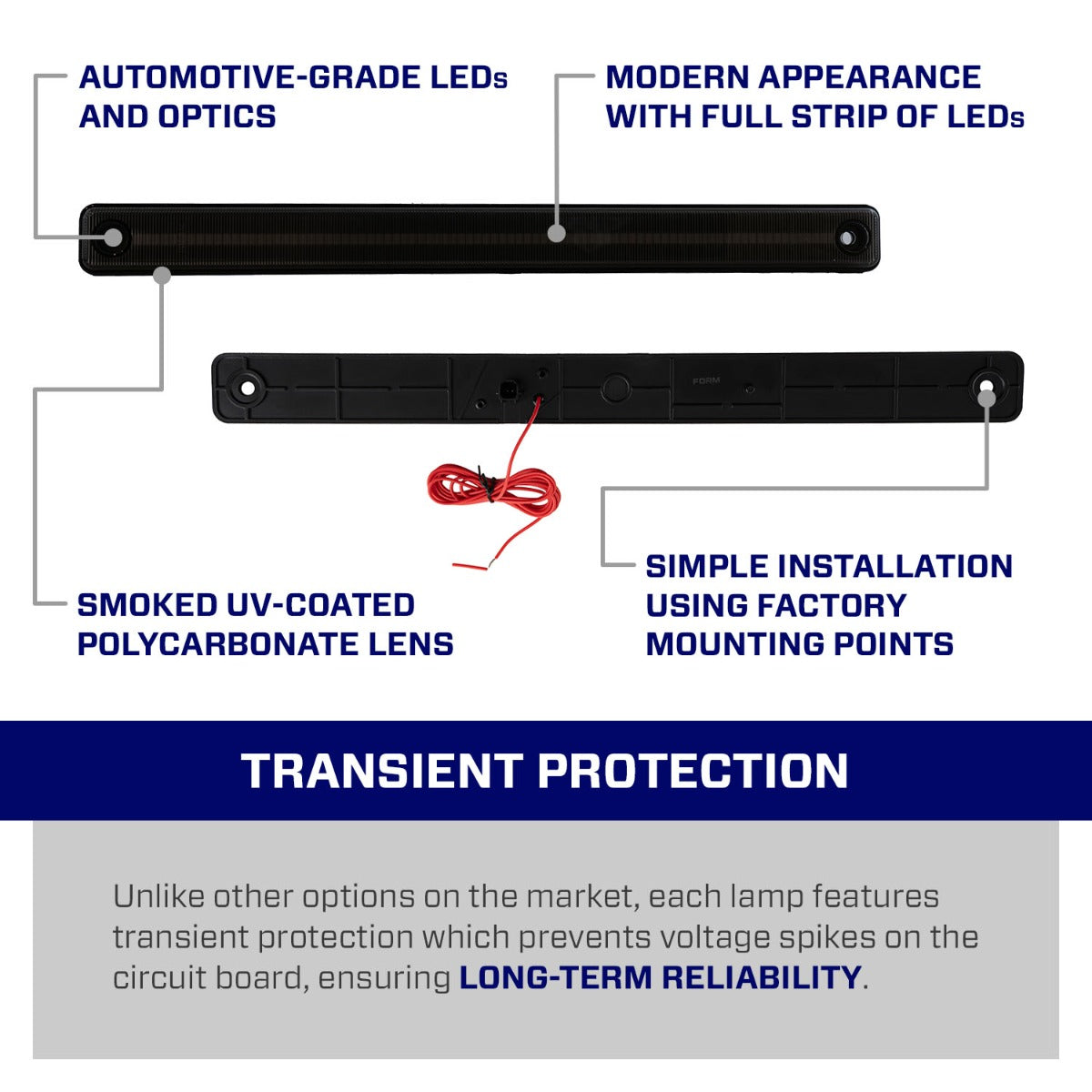 Form Lighting Ford Super Duty Center Marker Light - FL0068