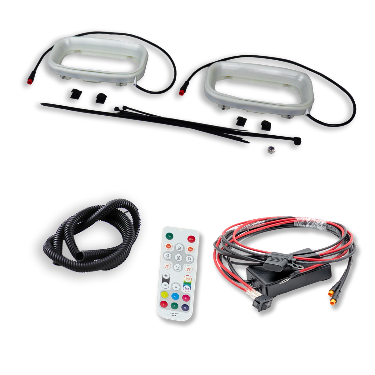 2015-2021 Volkswagen Golf GTI (MK7/MK7.5) BIG MOUTH LIT KIT | LIT Flares and Controller Only