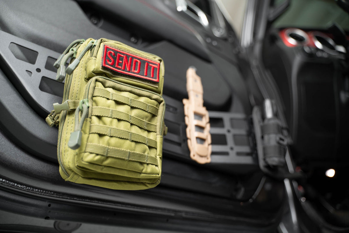 DV8 Offroad - 2018-2026 Jeep Wrangler JL & Gladiator JT | Front Door Pocket Molle Panels - MPJL-05