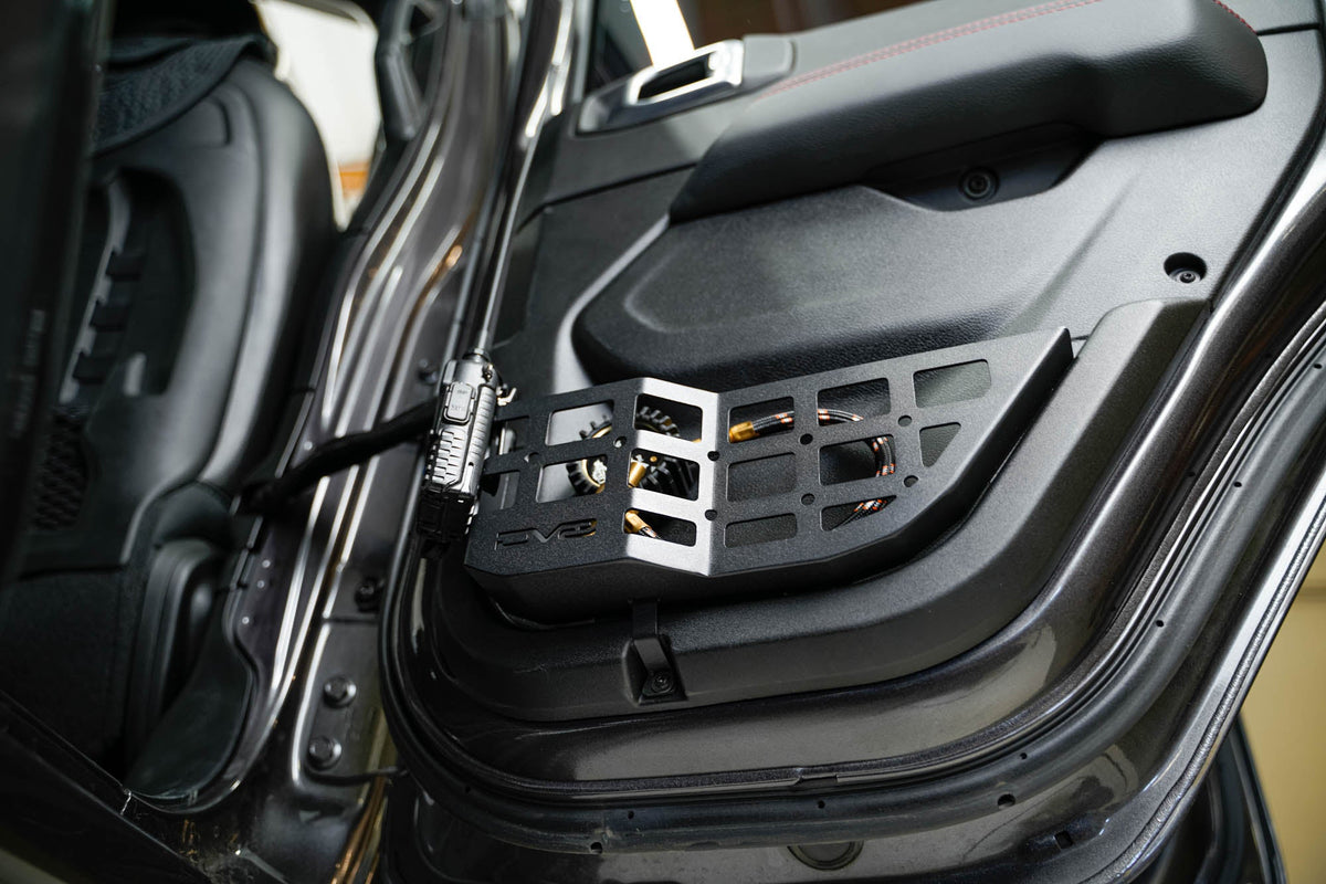 DV8 Offroad - 2018-2026 Jeep Wrangler JL & Gladiator JT | Rear Door Pocket Molle Panels - MPJL-06