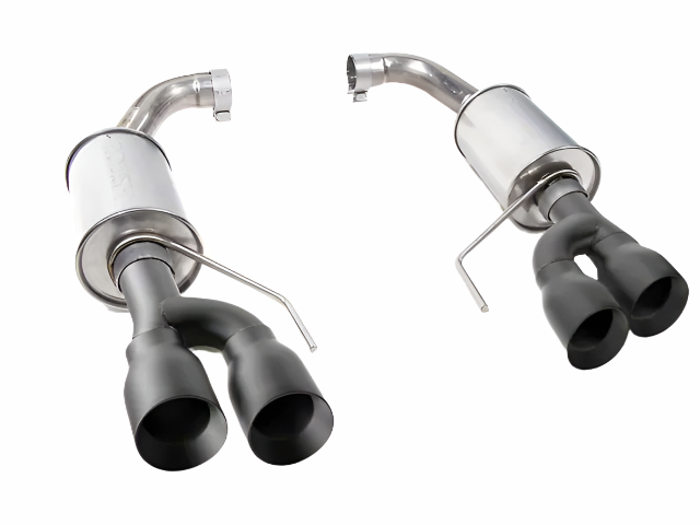 Roush 18-25 Mustang GT Black Tip Axle Back Exhaust - 422097-BLK
