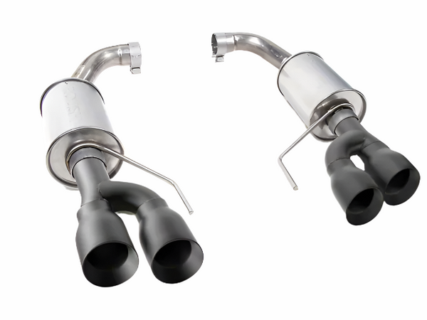 Roush - 2018-2026 Roush Mustang GT Black-Tip Axle-Back Exhaust - 422097-BLK