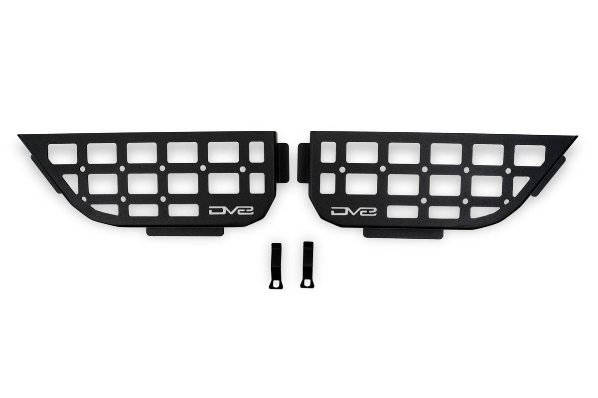 DV8 Offroad - 2018-2026 Jeep Wrangler JL & 2020-2026 Gladiator JT | Slim Rear Door Molle Pockets - MPJL-08